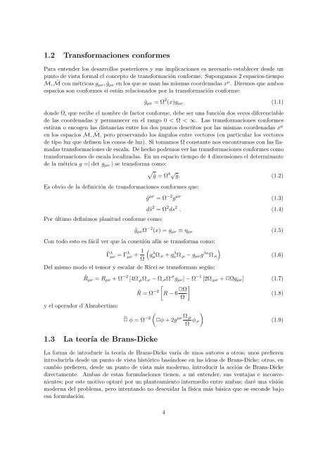 Teorías Escalar-Tensor - Departamento de Física Teórica de la UAM