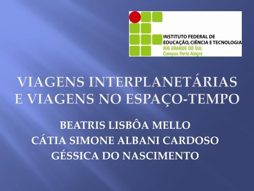 Apresentação do PowerPoint - Instituto de Física - UFRGS