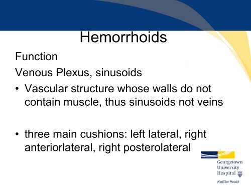 Perianal Crohn's Disease - Washington Hospital Center