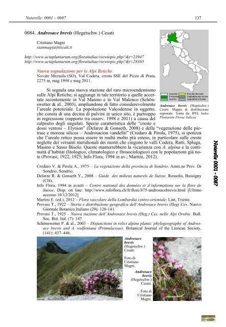 Acta Plantarum Notes 1