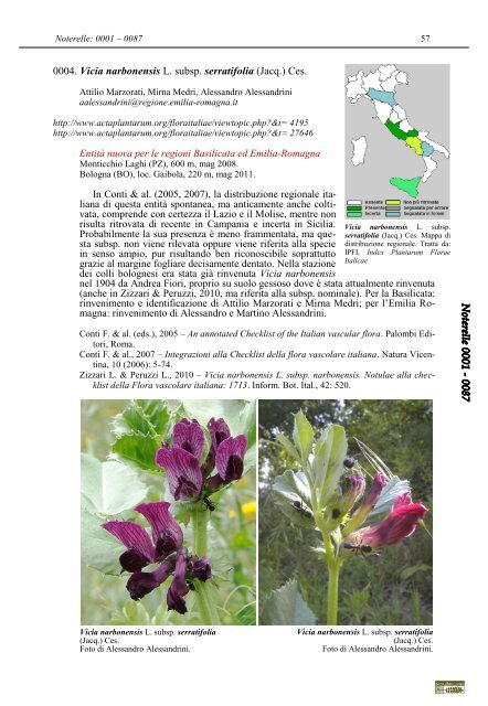 Acta Plantarum Notes 1