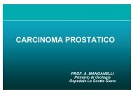 carcinoma prostatico - Ordine dei Farmacisti della Provincia di Siena