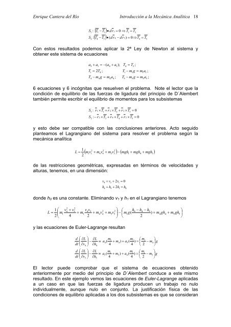 introducción a la mecánica analítica - fisica.ru