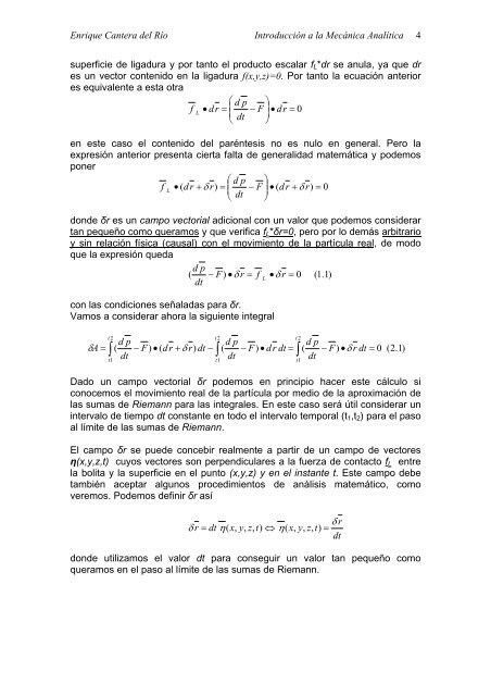 introducción a la mecánica analítica - fisica.ru