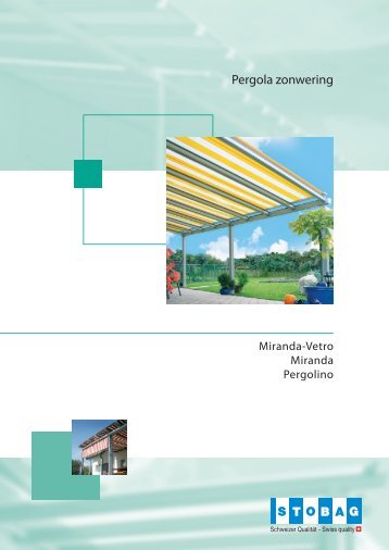 Pergola zonwering - Veldhuis Zonwering