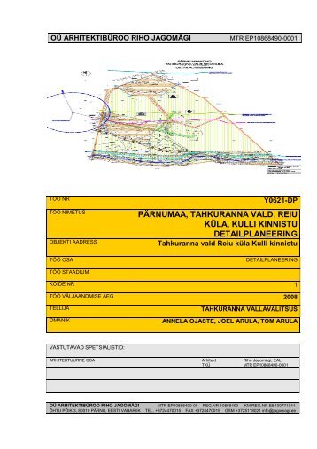 Seletuskiri - Tahkuranna Vallavalitsus