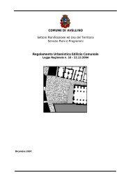 Regolamento edilizio - Comune di Avellino