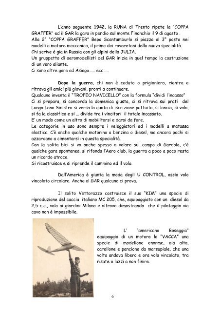 11. Guido VETTORAZZO, G.A.R. Gruppo aeromodellisti Rovereto ...