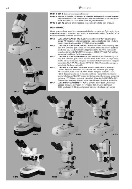 Material entomológico Catálogo 2012 - 2014 - Entomopraxis