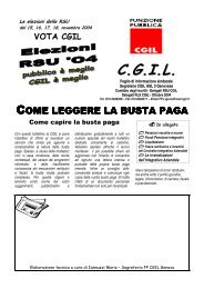 la busta paga - CGIL Liguria