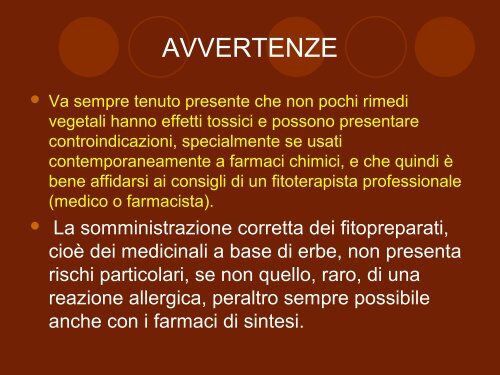 Fitoterapia in Odontostomatologia - Agopuntura.org