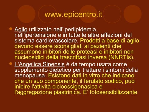 Fitoterapia in Odontostomatologia - Agopuntura.org