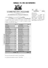 Determinazione e misura del corrispettivo - Comune di Cagliari