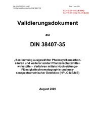 Validierungsdokument DIN 38407-35 - Wasserchemische Gesellschaft
