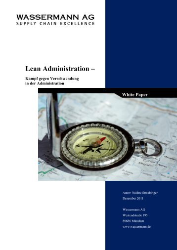 White Paper "Lean Administration" - Wassermann AG