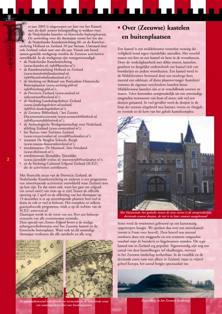 Scez kasteel special - Stichting Cultureel Erfgoed Zeeland