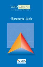 Download the Guna Therapeutic Guide - Cyto-Solutions Ltd