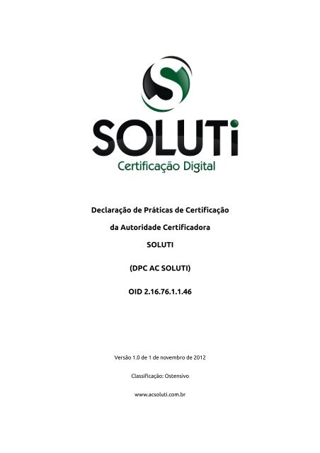Certificado A1 - Soluti