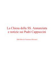 La Chiesa della SS. Annunziata e notizie sui Padri Cappuccini - 1