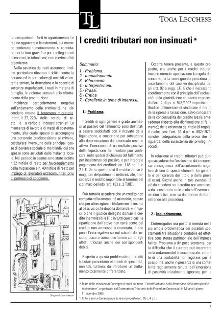 Leggi il formato PDF - Ordine degli Avvocati di Lecco