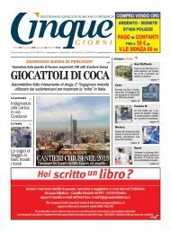 GIOCATTOLI DI COCA - Cinque Giorni.