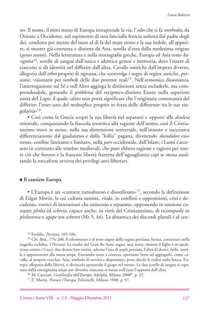 La dimensione etica della politica - Istituto Luigi Sturzo