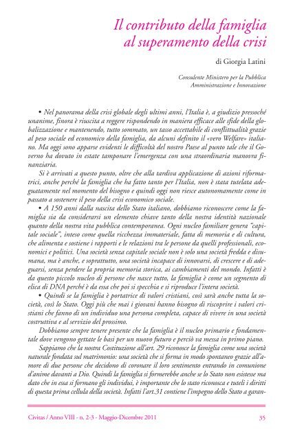 La dimensione etica della politica - Istituto Luigi Sturzo