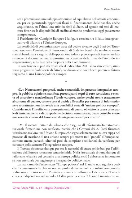 La dimensione etica della politica - Istituto Luigi Sturzo