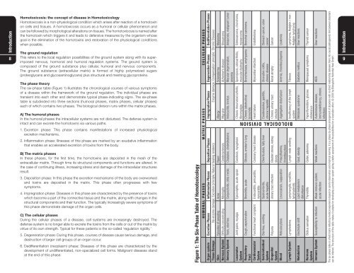 Homotoxicology Chart