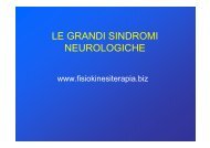 LE GRANDI SINDROMI NEUROLOGICHE - Fisiokinesiterapia.biz
