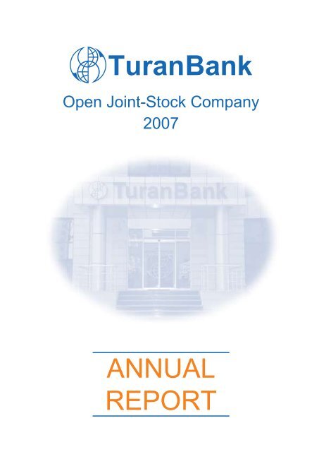 annual repOrt - Turan Bank
