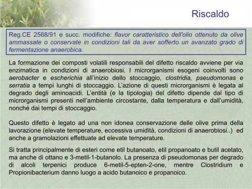 Introduzione ai composti volatili degli oli vergini di ... - Archivio ARSIA