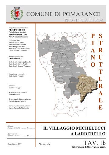 Tav01b_Il Villaggio Michelucci a Larderello - Comune di Pomarance