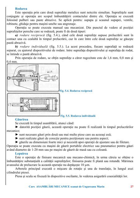 curs asamblări mecanice m7 - Modulul 5