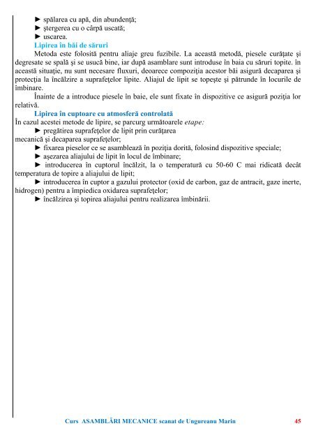 curs asamblări mecanice m7 - Modulul 5