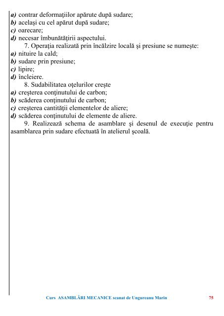 curs asamblări mecanice m7 - Modulul 5