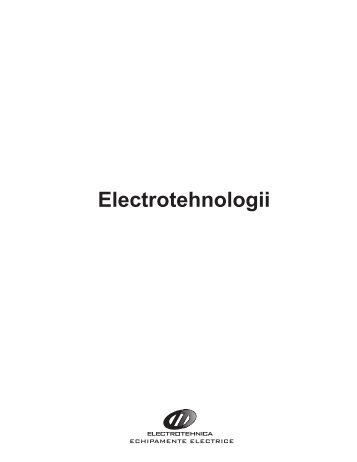 E electrotehnologii.pdf - electrotehnica