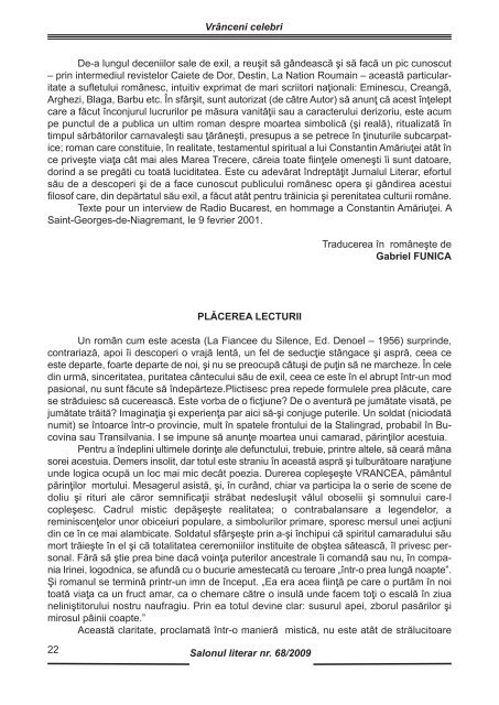 salon literar nr.68.pdf - culitaioanusurelu.ro