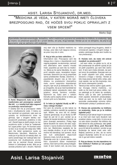 2004 december.pdf - Društvo študentov medicine Slovenije