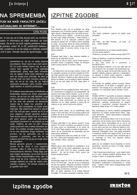2004 december.pdf - Društvo študentov medicine Slovenije
