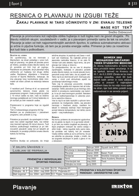 2004 december.pdf - Društvo študentov medicine Slovenije