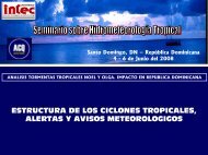La estructura de los ciclones tropicales y la generación de las ...