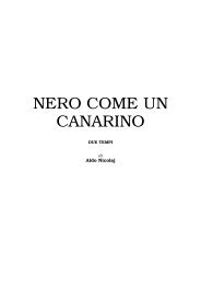 Nero come un canarino - Aldo Nicolaj