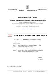 G5 RELAZIONE E NORMATIVA GEOLOGICA - Siscom