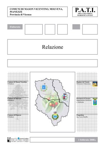 Relazione - Comune di Molvena