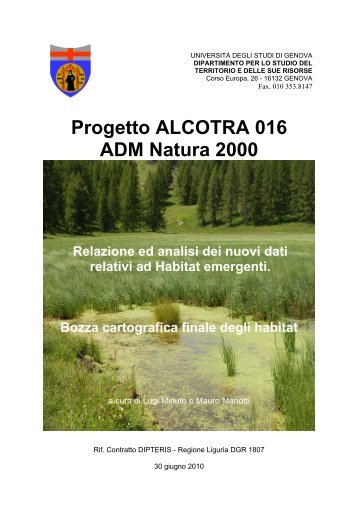 Progetto ALCOTRA 016 ADM Natura 2000 - Giardini Hanbury