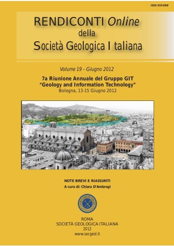 RENDICONTI Online Società Geologica Italiana - Back