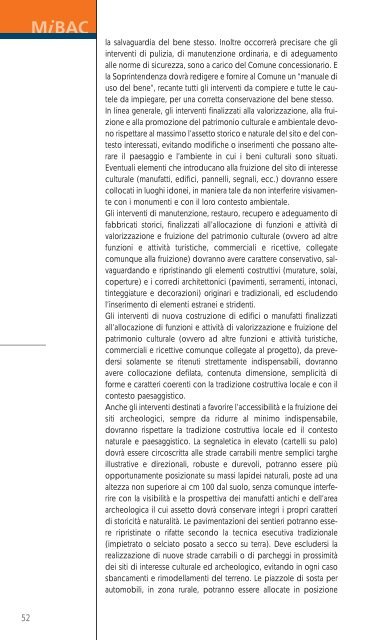 il paesaggio “archeologico” - Ministero per i Beni e le Attività Culturali