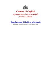 Regolamento Polizia Mortuaria - Comune di Cagliari