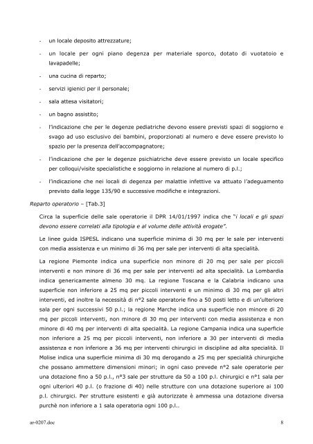 i requisiti per l'accreditamento delle strutture sanitarie - Hospital ...